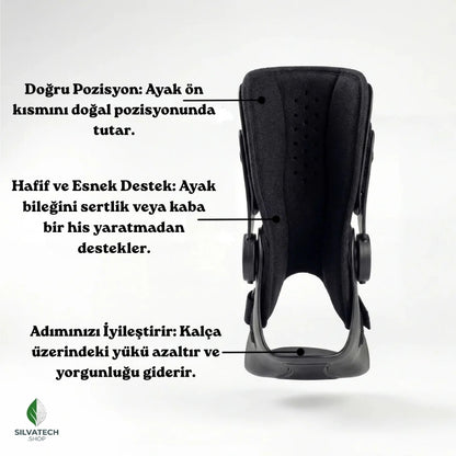 Silvatech ActiveWalk – Ergonomik Düşük Ayak Ortezi ve Yürüme Desteği