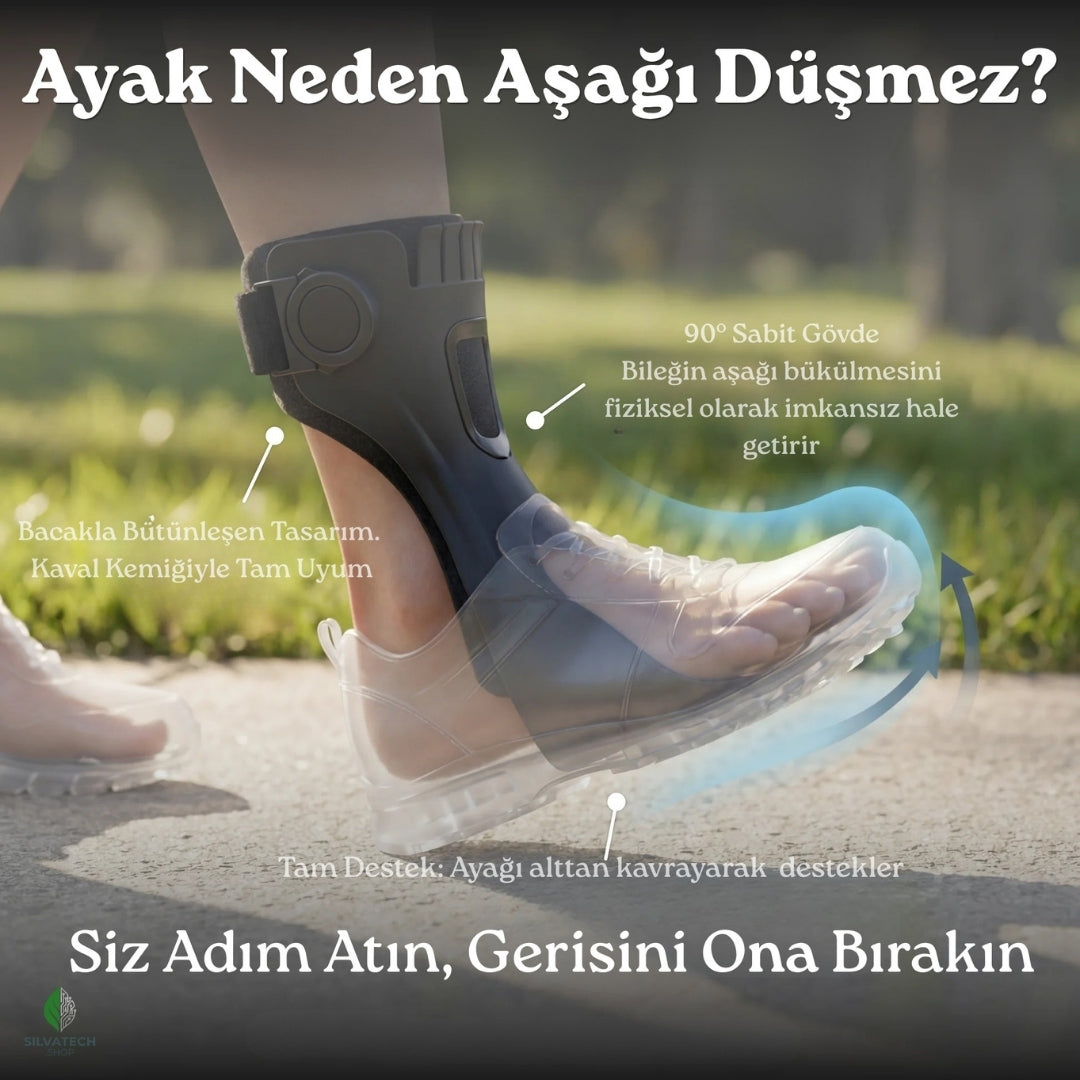 Silvatech ActiveWalk – Ergonomik Düşük Ayak Ortezi ve Yürüme Desteği