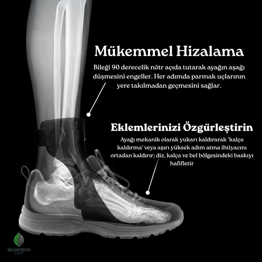 Silvatech ActiveWalk – Ergonomik Düşük Ayak Ortezi ve Yürüme Desteği